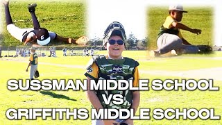 SUSSMAN MIDDLE SCHOOL VS GRIFFITHS MIDDLE SCHOOL DOWNEY CALIFORNIA GAME 1 [upl. by Pickford]