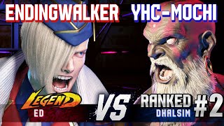 SF6 ▰ ENDINGWALKER Ed vs YHCMOCHI 2 Ranked Dhalsim ▰ High Level Gameplay [upl. by Odnumyer887]