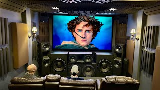 Absolutely Psychotic JTR 764 Home Theater Tour  Katy TX [upl. by Yssis]