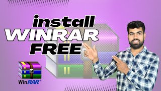 how to download and install winrar for windows 10  how to download and use winrar [upl. by Attecnoc562]