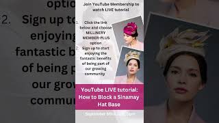 Learn How to Make a Sinamay Hat Base with Elena Shvab Millinery London hats tutorial millinery [upl. by Ihana175]