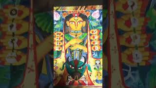 Ailo uma bari te  maa Durga drawing  durga puja special drawing  jai maa Durga🙏🙏  subscribe [upl. by Bendicta]