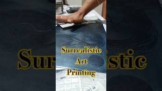 Surrealistic art printing art printing artist viralvideo viralshorts youtubeshorts drawing [upl. by Nolitta]