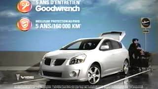 Pontiac Vibe Roulez petit vivez en grand 2 PUB [upl. by Sutsuj]