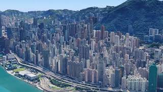 ARIEL VIEW OF Hong Kong  DRONE VIDEO OF HONGKONG  google drone travelphotography travel dji [upl. by Ezana]