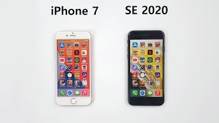 iPhone SE 2020 vs iPhone 7  2024 SPEED TEST [upl. by Zared682]