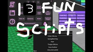 13 Fun Scripts to Troll your Friends and others  Roblox [upl. by Idarb]