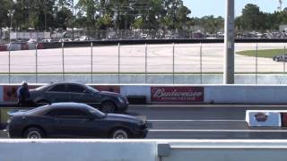 Cadillac CTSV  pulley and tune only  Drag Test 1157  12186 mph  Road Test TV ® [upl. by Alvord312]