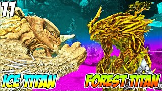 Ice Titan Lawan Forest Titan   ARK Extinction Indonesia 11 [upl. by Emmeline]