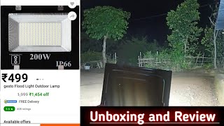 Gesto Flood Light Outdoor Lamp 200w led light [upl. by Rentschler]