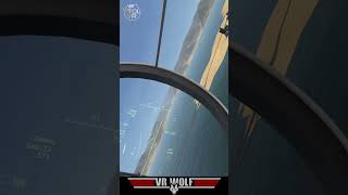 VTOL VR F45a like F35 aircraft dogfight in Virtual Reality Flight Sim on Quest3 by VR Wolf vrwolf [upl. by Alyakim]