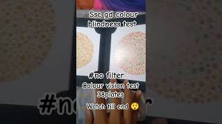 SSC GD COLOUR BLINDNESS TEST  COLOUR VISION TEST  sscgd agniveer army railway bsf crpf [upl. by Harland]