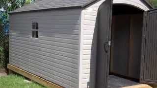 Orlandos Handyman installs 8 x 15 Lifetime Shed [upl. by Ahtelat878]