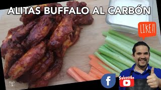 Como hacer ALITAS BUFFALO al CARBÓN [upl. by Airom119]