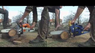 Stihl MS 271 vs Einhell RBK 4645 [upl. by Rainer498]