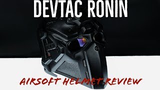 Devtac Roninn Airsoft Helmet Review [upl. by Narik]