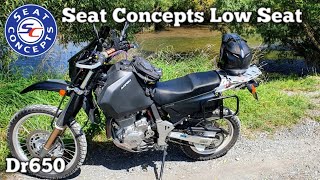 Suzuki Dr650 Seat Concepts Low Seat [upl. by Nahama]