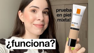 PRUEBO EL ANTHELIOS MINERAL ONE DE LA ROCHE POSAY POR 9 HORAS Bloqueador en Piel Mixta  lefty [upl. by Olivia734]