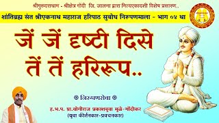 जे जे दृष्टी दिसे ते I संत एकनाथ हरिपाठ भाग ४ I Je je drushti dise by sant eknath Shrigurudattadham [upl. by Nnodnarb]