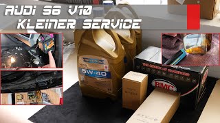 Kleiner Service Öl  Innenraumfilter  Luftfilter am Audi S6 V10 s6 v10 diy audi service [upl. by Tarrel]