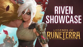 Riven Champion Showcase  Gameplay  Legends of Runeterra [upl. by Akiemaj255]