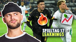 Kickbase Spieltag 17 Learnings 🤓 DIESE Spieler jetzt kaufen 🤝🏼📈 [upl. by Tevis]