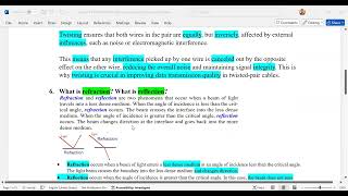 Transmission Mediadata communications and networking Review Questions [upl. by Benedicta]