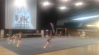 Gloucester Wildcats Junior A Cheerleading at UKCA Spring Championships 2019 [upl. by Karmen]