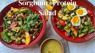 Simple Salad Recipe How to upgrade your salad with sorghum Easy recipes from a busy mom [upl. by Mieka959]