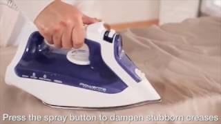 How to use a Rowenta iron [upl. by Derek]