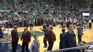 Miami Heat warming up  ES Arena March 2 2012 [upl. by Anyak]