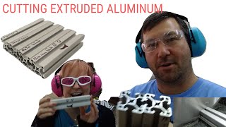 How to Cut Extruded Aluminum Profiles Are Aluminum Cutting Blades Worth ItMiter Saw or Band Saw [upl. by Rehtnug]