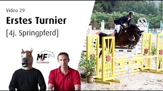 29 Erster Turnierstart  4j Springpferd  Springpferde A  Future [upl. by Azerila]