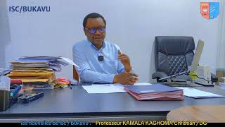 ESU  RÉHABILITATION A LISC LE PROF KAMALA KAGHOMA APPEL A LA RESPONSABILITE [upl. by Osman]