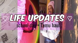 Life Update  school day  Temu haul [upl. by Roland]