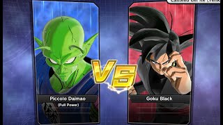 Xenoverse 2  Requested match PC Piccolo Daimao vs Goku Black [upl. by Arria]