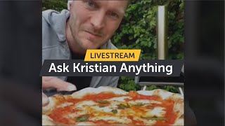 All Pizza Oven Questions Answered By Ooni Pizza Ovens CEO Kristian Tapaninaho  Instagram Livestream [upl. by Boonie777]