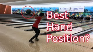 What is the BEST bowling hand position at the top of our swing [upl. by Romanas]