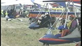 Brian Milton London to Paris by Microlight 1994 Part 1 [upl. by Cohla]