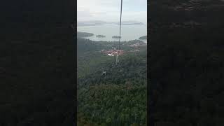 the worlds steepest skycab in Malaysia skycable malaysia incredible clouds naturelovers [upl. by Eednil]