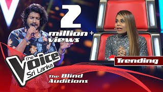 Thilina Sudesh Wanninayake  Mitwa  Blind Auditions  The Voice Sri Lanka [upl. by Akiraa]