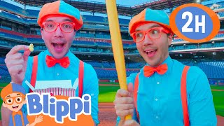 Blippi Becomes A REAL BASEBALL Player  More  Blippi and Meekah Best Friend Adventures [upl. by Perl]