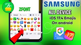 How to get iOS emojis on android😱  iPhone emojis on Android All mobile🤩  Samsung iOS Emoji [upl. by Aihpledalihp]