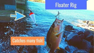 FLOAT FISHING SET UP  TUTORIAL No more snags with this fishing rig [upl. by Ataynik]