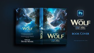 How to Make Book cover design professionally  Adobe Photoshop Tutorial [upl. by Bollay]