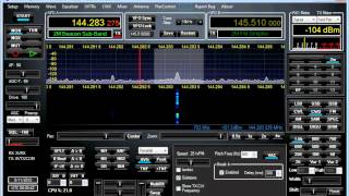 KJ6KOB Beacon received on a 2 meter JPole Antenna [upl. by Eahsed]