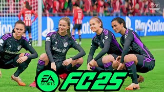 EA SPORTS FC25  BAYERN MUNICH VS ATHLETIC CLUB  WOMENS CHAMPIONS LEAGUE  4K HDR [upl. by Anatnom]