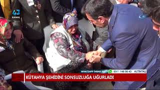 KÜTAHYA ŞEHİDİNİ SONSUZLUĞA UĞURLADI [upl. by Yonit768]