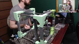 CoreXY Printer Bastion build Part 2  Formerly Rook 180 MK1 [upl. by Simmie672]