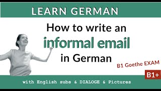 How to Write an Informal Email in German [upl. by Greeson]